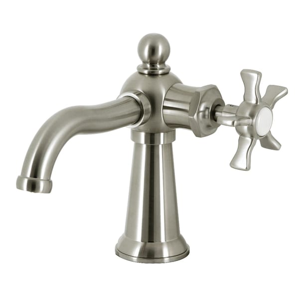 SingleHandle Bathroom Faucet with Push PopUp, Brushed Nickel